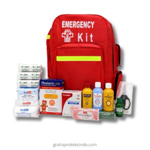 Tas Ransel P3K Merah Plus Isi